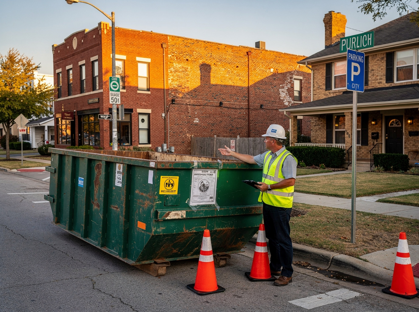 Dumpster Permit Steps for Street Placement in Tulsa