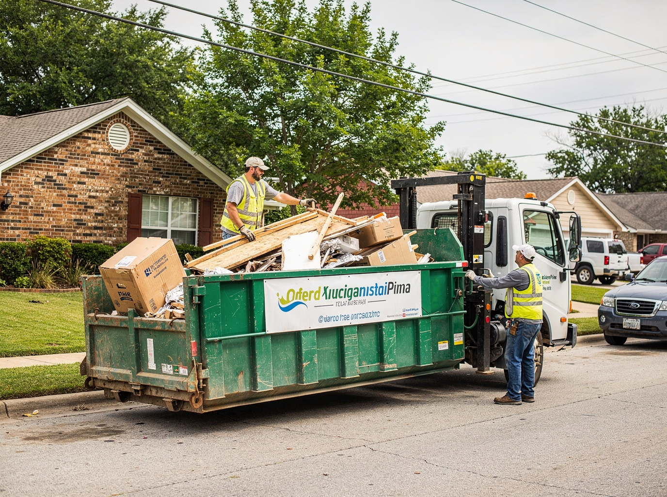 Dumpster Rental work by Tulsa Dumpster Rental pros   in Tulsa, OK